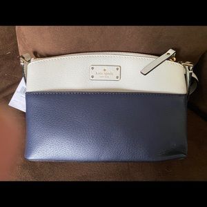 Kate Spade pocketbook - white/Navy